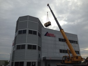 Generator on a crane